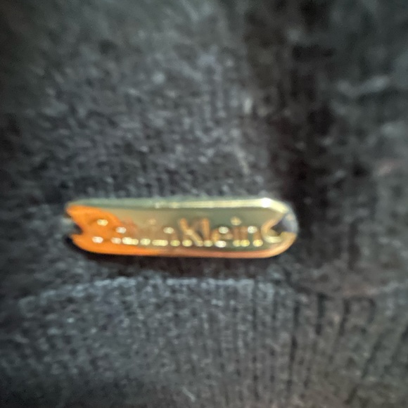 Calvin Klein Ladies Suze Small Black Cardigan with Gold Buttons - Picture 4 of 5